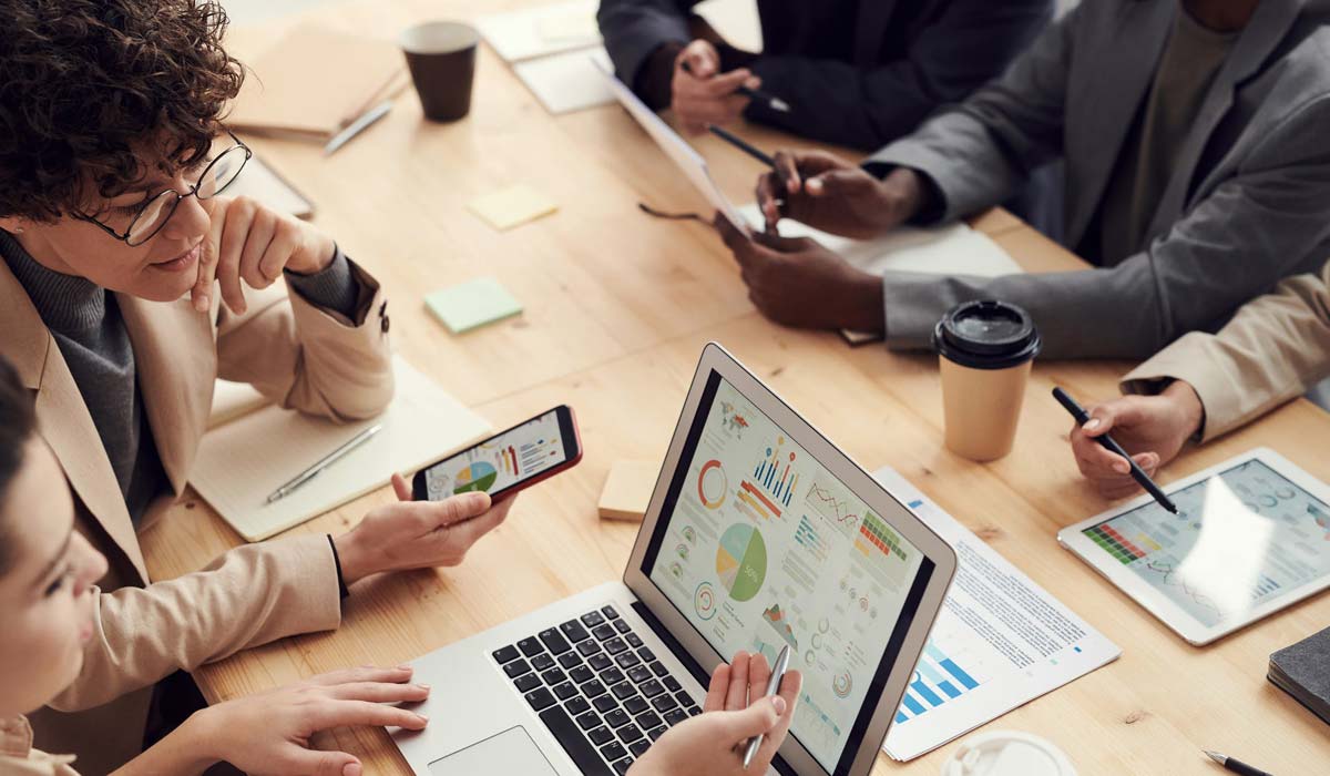 La organización por tamaño de cuentas 